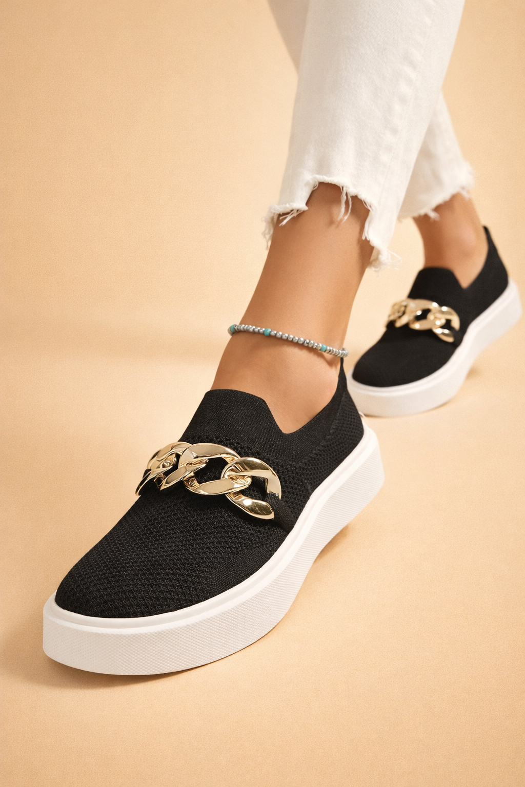 Kornelia | Women’s Stylish Platform Slip-On Sneakers with All-Day Comfort