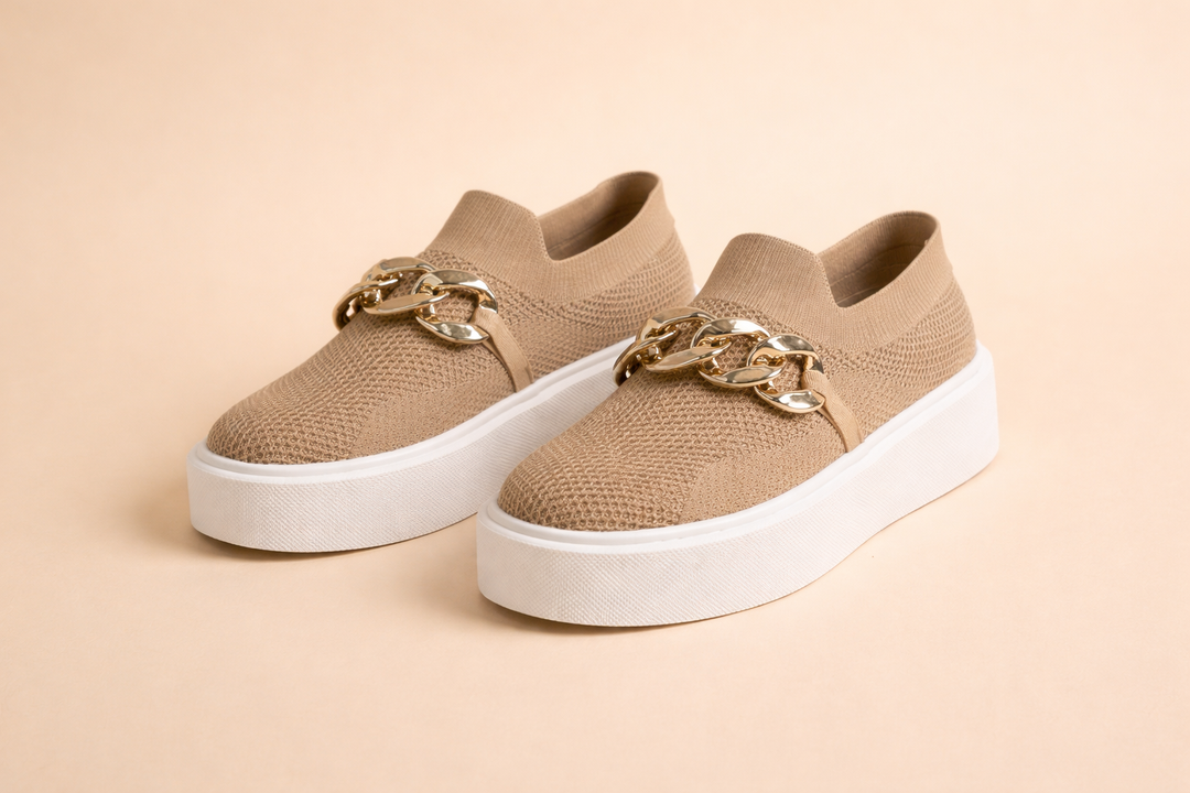Kornelia | Women’s Stylish Platform Slip-On Sneakers with All-Day Comfort