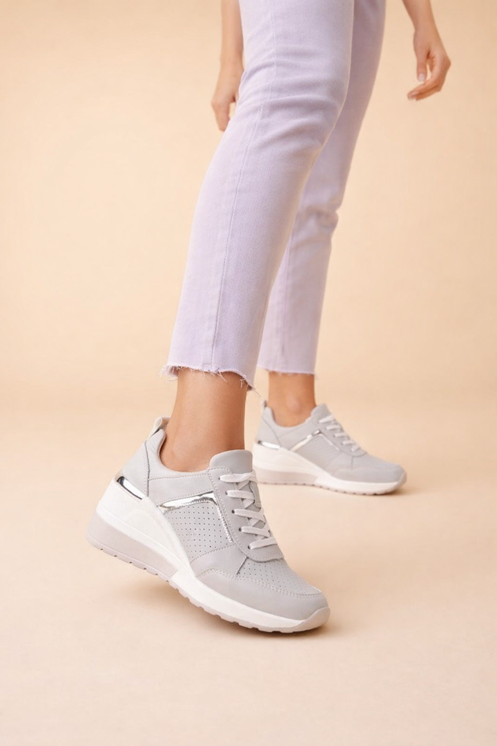 Olga | Women’s Stylish Wedge Sneakers with Breathable All-Day Comfort