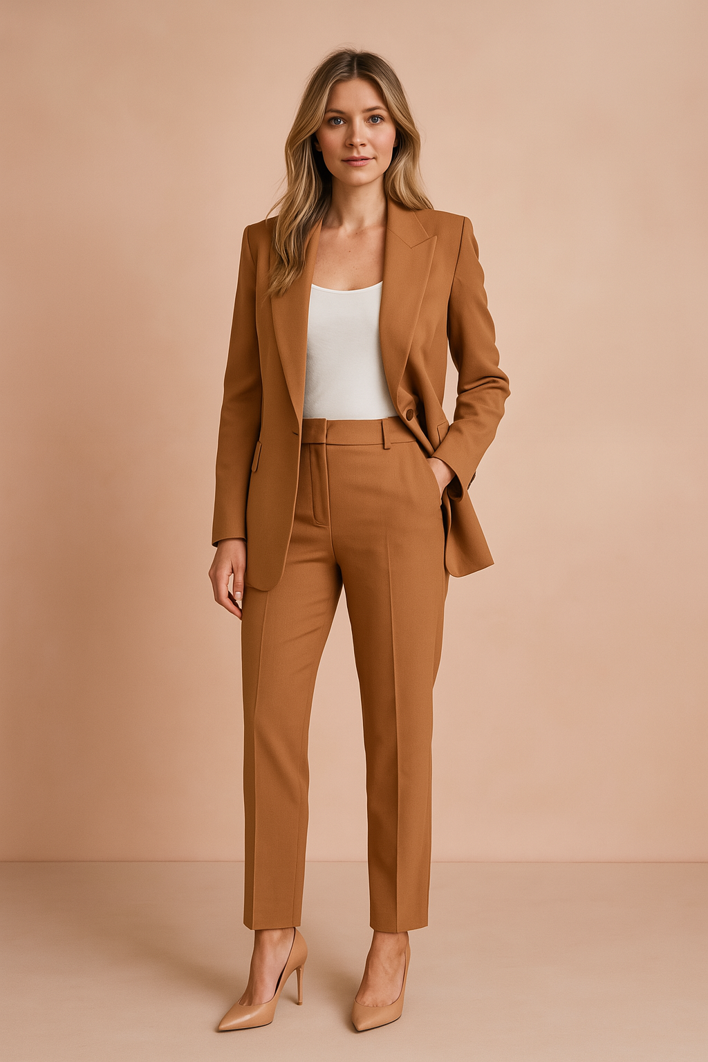 Women's Suit Modern Fitted Design High-Quality Fabric