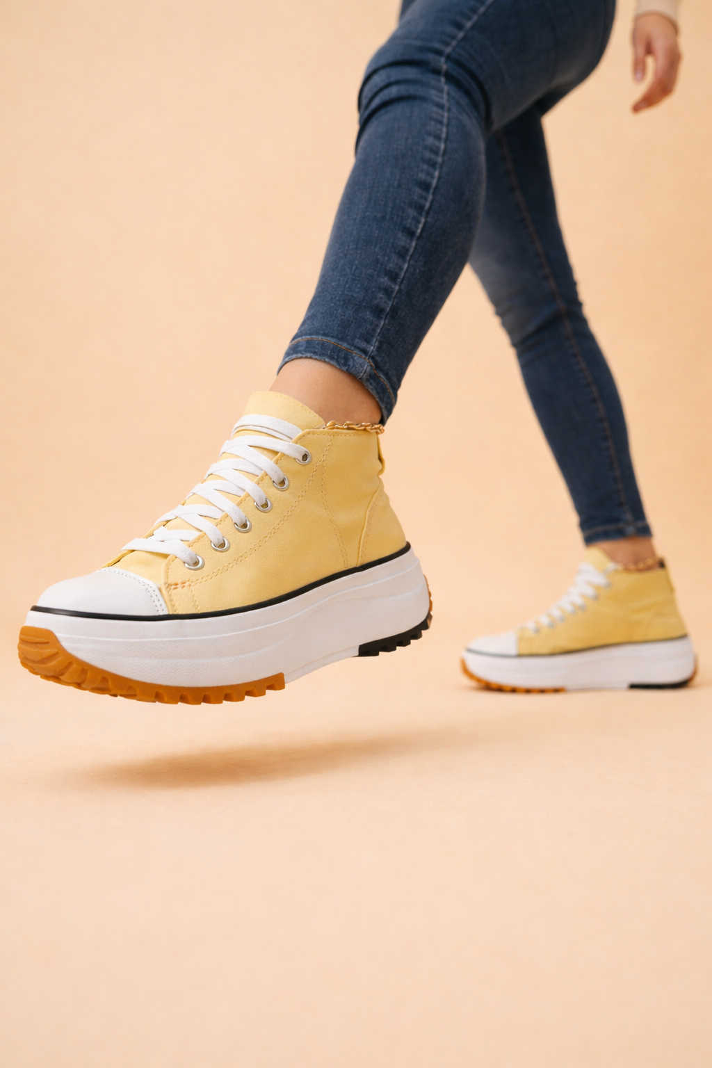 Laura | Women’s Trendy High-Top Sneakers with All-Day Comfort