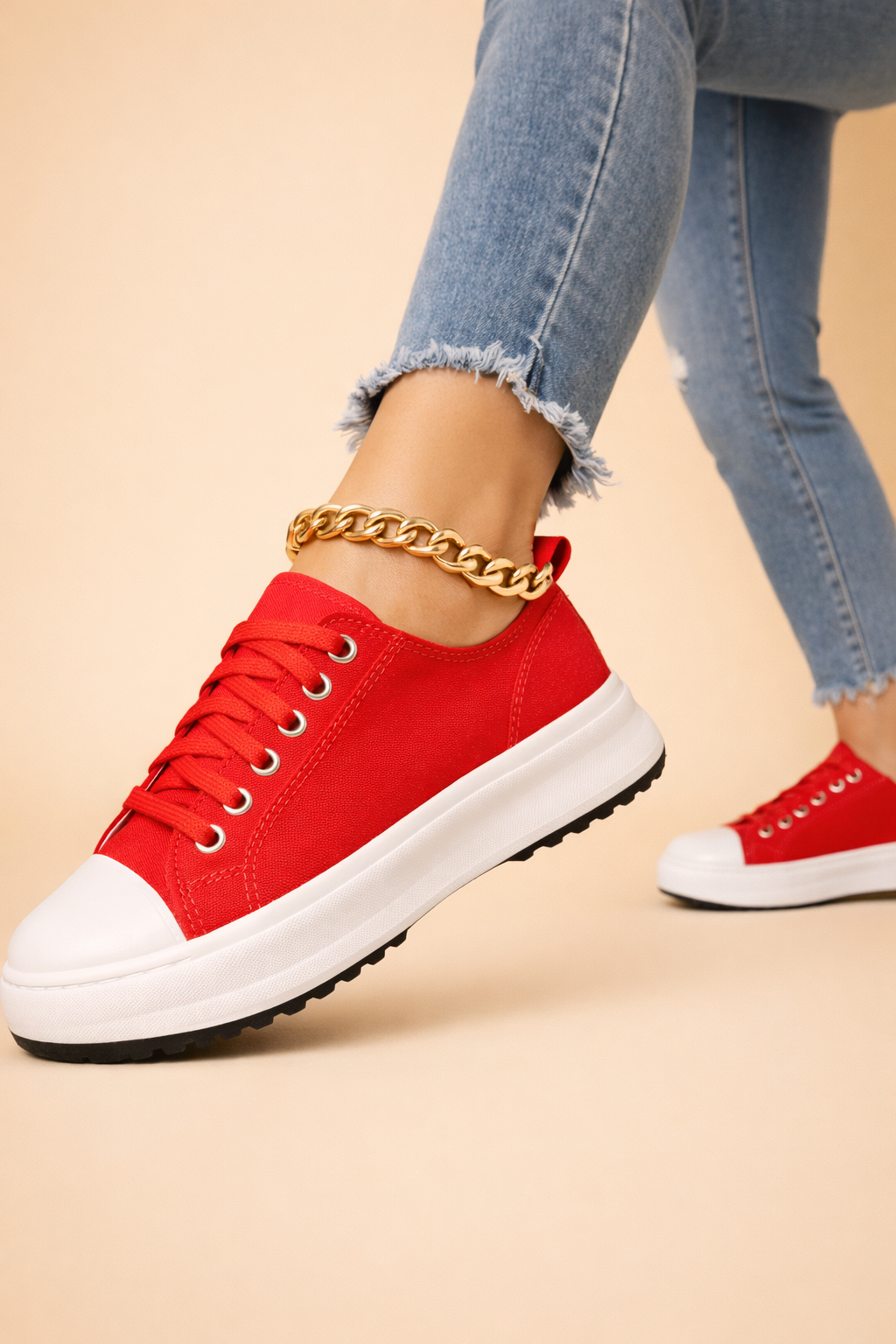 Laura | Women’s Trendy High-Top Sneakers with All-Day Comfort