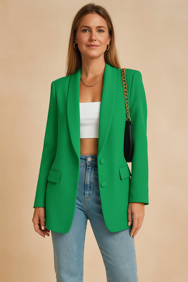 Women's Versatile Blazer Lightweight Fabric for Everyday Wear