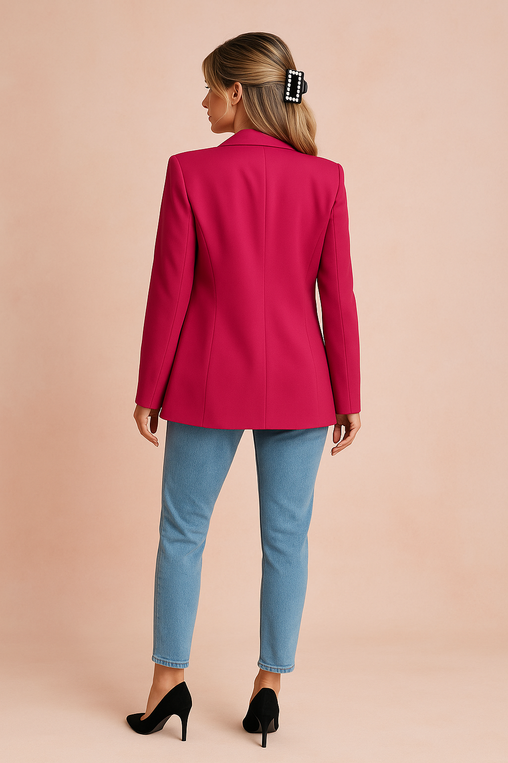 Women's Versatile Blazer Lightweight Fabric for Everyday Wear