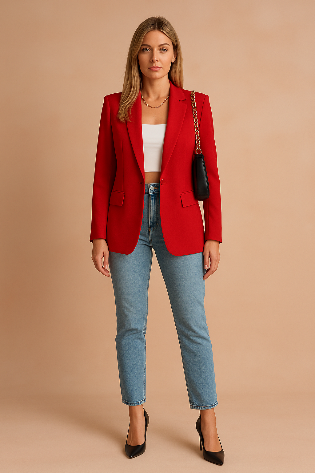 Women's Versatile Blazer Lightweight Fabric for Everyday Wear