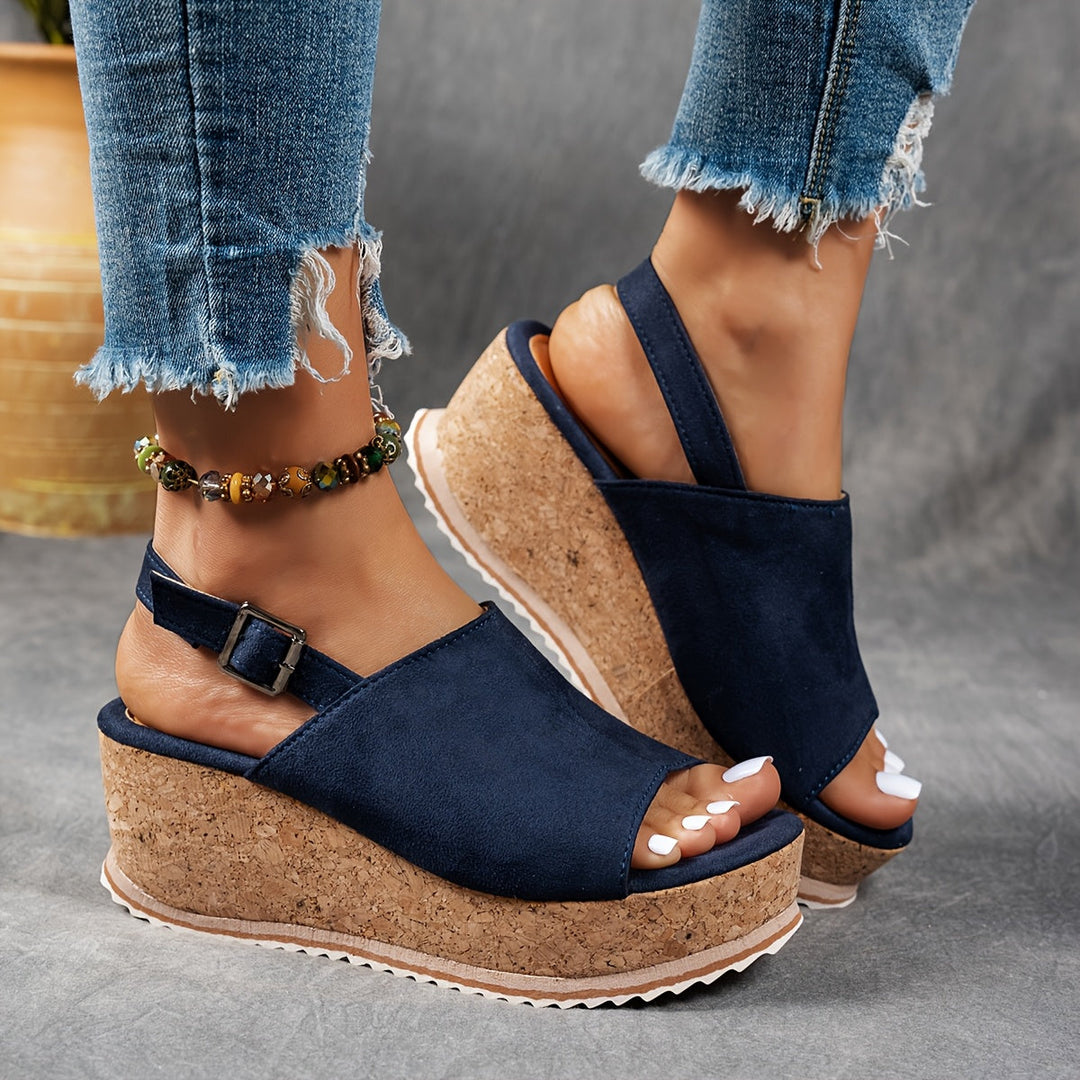 Terra | Women's Platform Adjustable Buckle Sandals