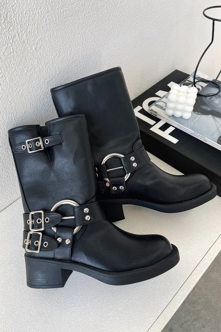 Rhea™ | Women's Black Short Boots