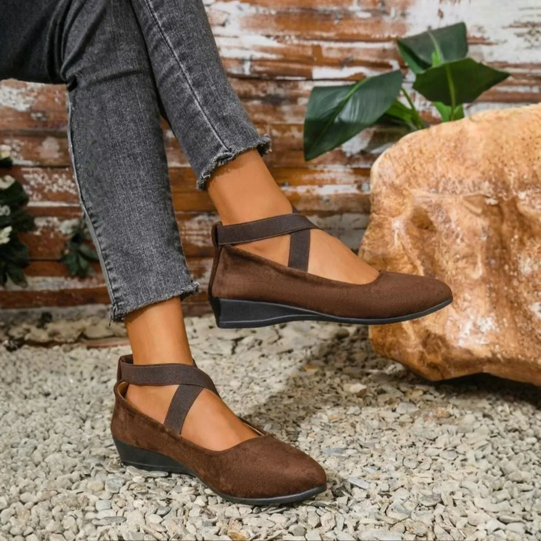 Coralie Wedge Flats
