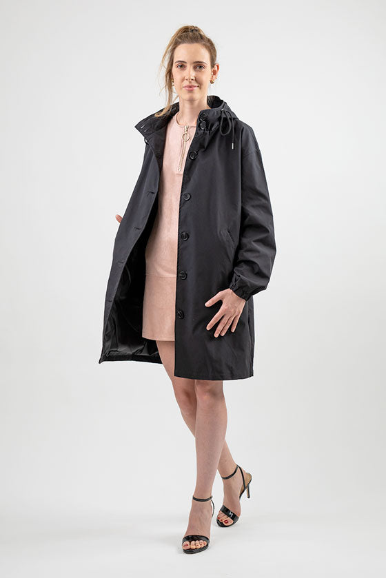 ONYX BLACK WINDBREAKER