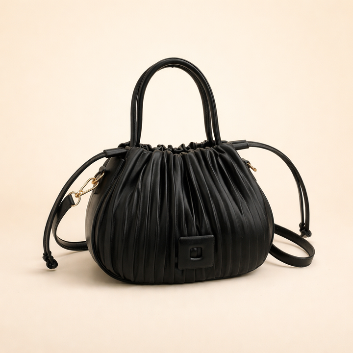Sienna | Women’s Elegant Pleated Bucket Bag