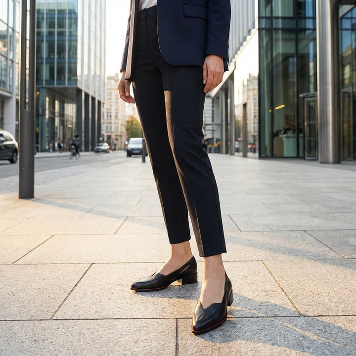 Mandy | Elegant Closed-Toe Pumps with Low Heel for a Sophisticated Look