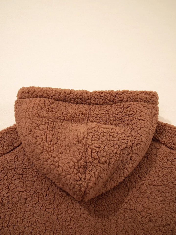 Marjorie | Women's Relaxed Fit Zip Up Teddy Jacket