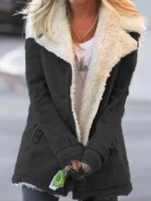 Loretta | Women's Button-Front Mid-Length Jacket