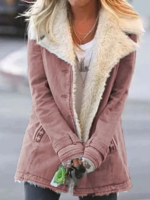 Loretta | Women's Button-Front Mid-Length Jacket