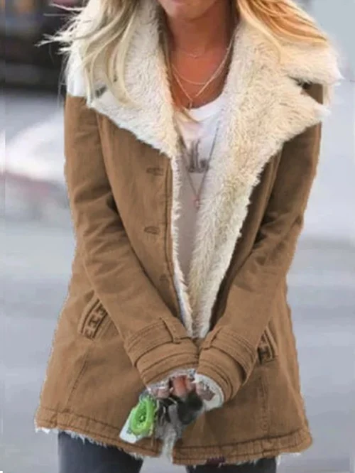 Loretta | Women's Button-Front Mid-Length Jacket