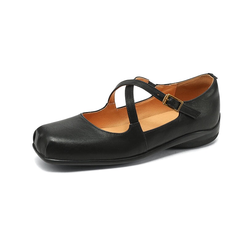 Isabeau - Comfortable Soft Bottom Mary Jane Shoes