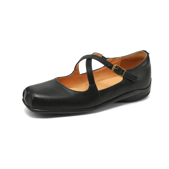 Edith Leather Mary Janes