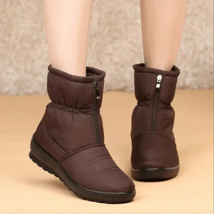 Afonia – Water-Resistant Snow Boots with Zipper