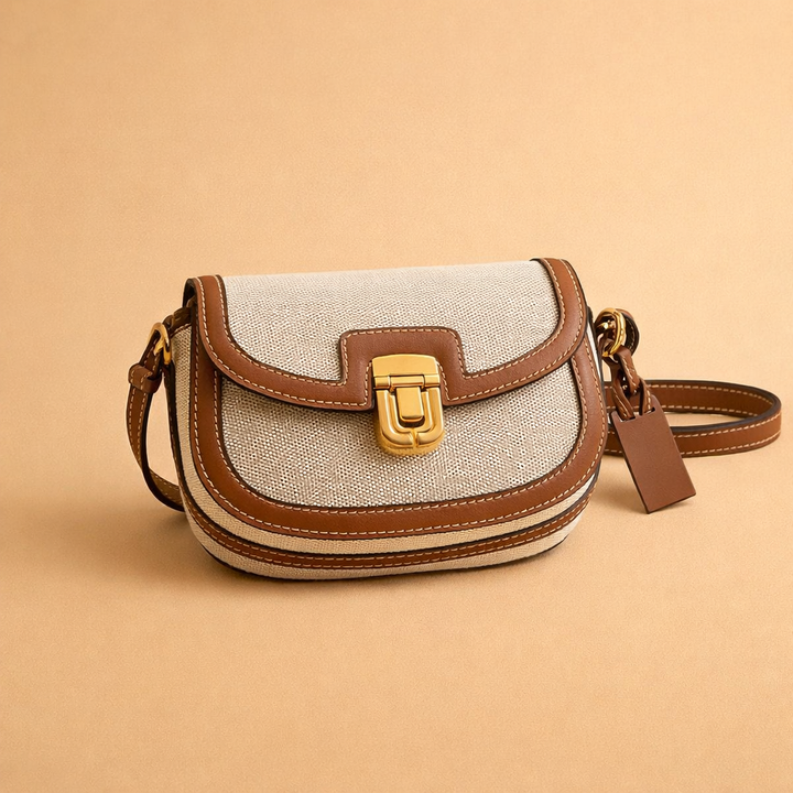 Danie | Women’s Structured Saddle Crossbody Bag for Effortless Chic