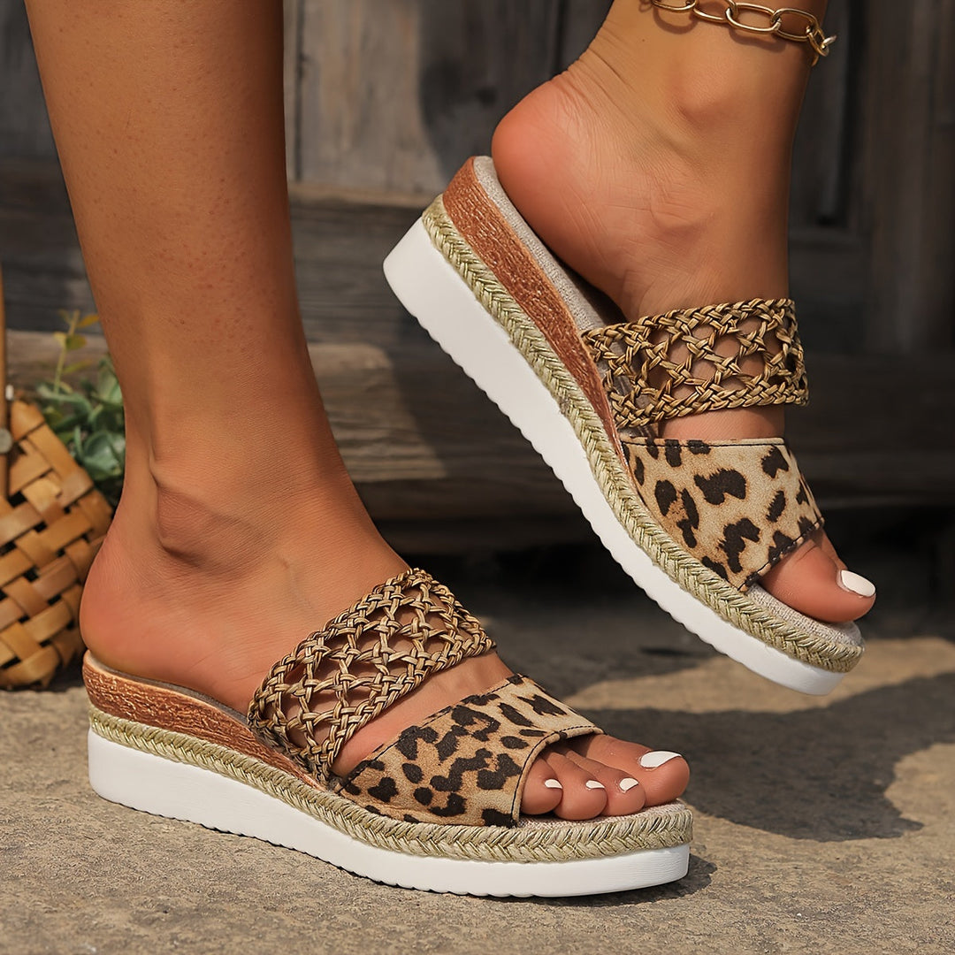 Sonoma™ Woven Wedge Sandals Earthy charm