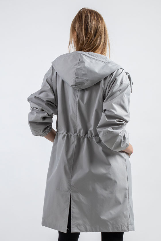ICE GRAY WINDBREAKER