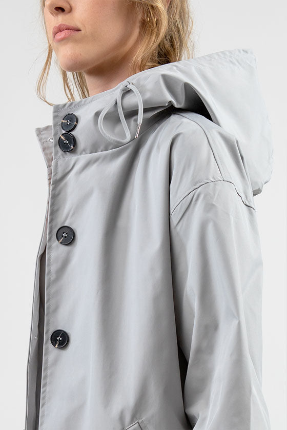 ICE GRAY WINDBREAKER