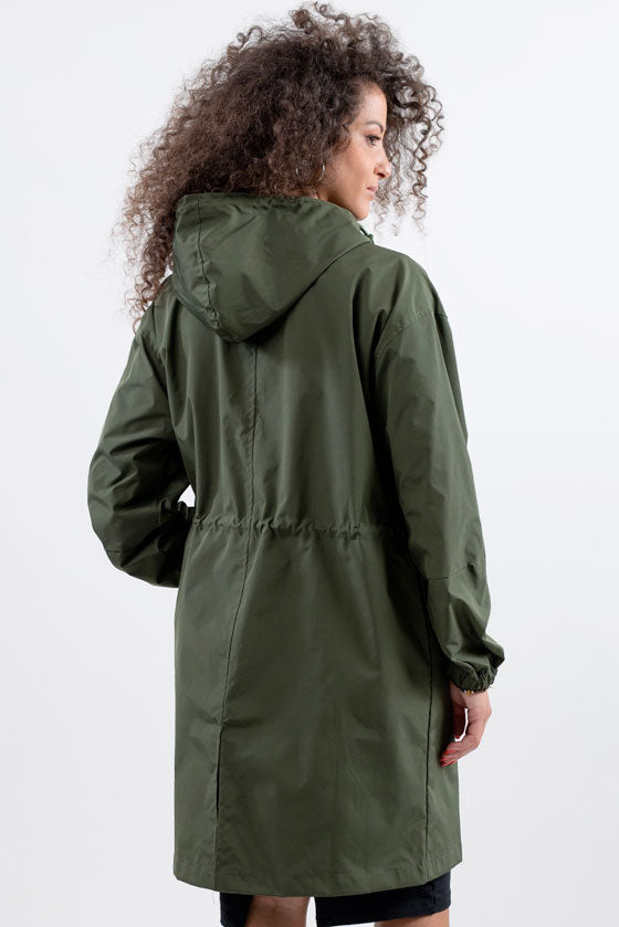 OLIVE GREEN WINDBREAKER