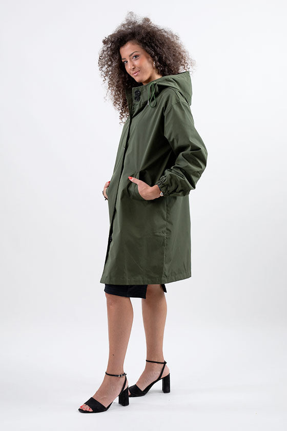 OLIVE GREEN WINDBREAKER