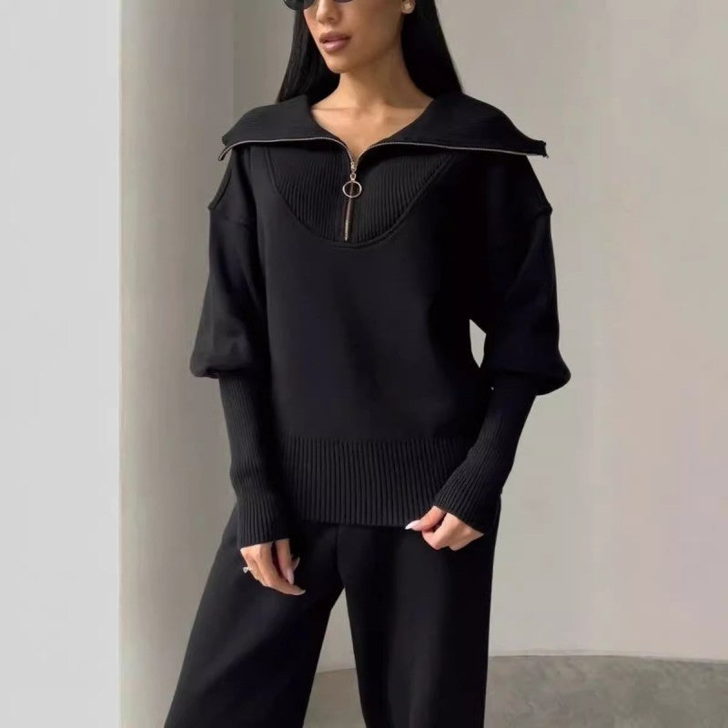 Alvara | Women's Two-Piece Set – Matching Lounge Set Top and Pants