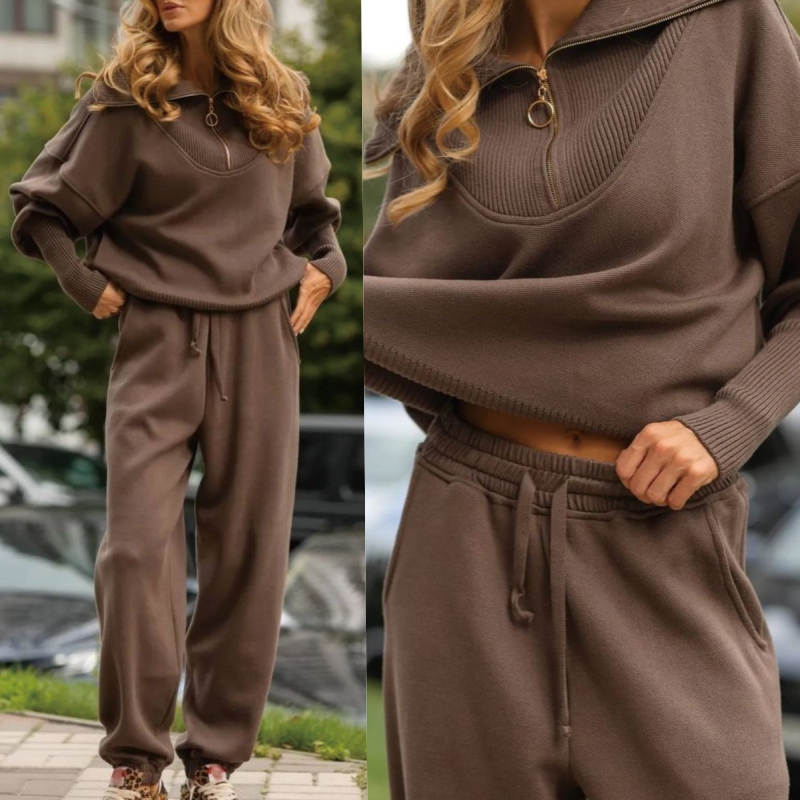Alvara | Women's Two-Piece Set – Matching Lounge Set Top and Pants