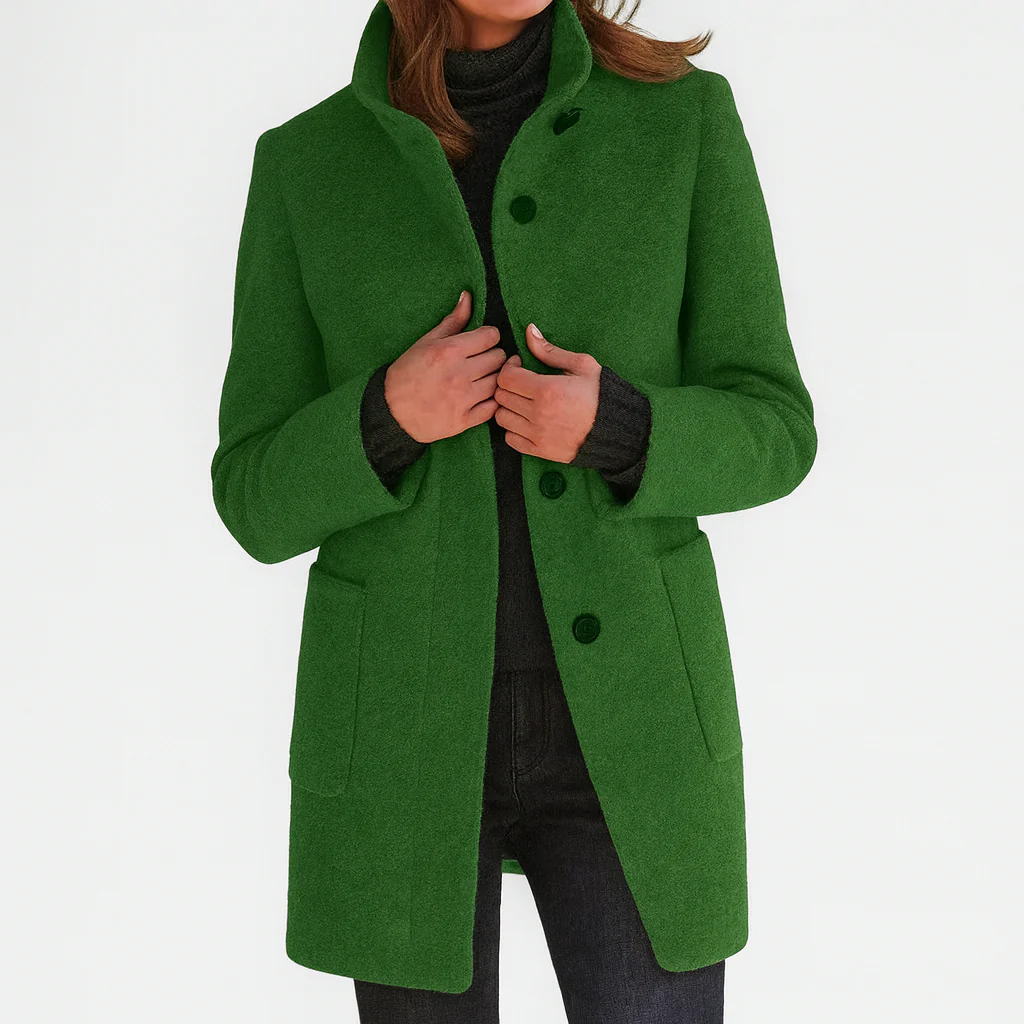 Valentina - Women's Comfortable High Collar Jacket