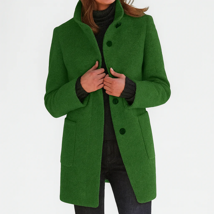 Valentina - Women's Comfortable High Collar Jacket