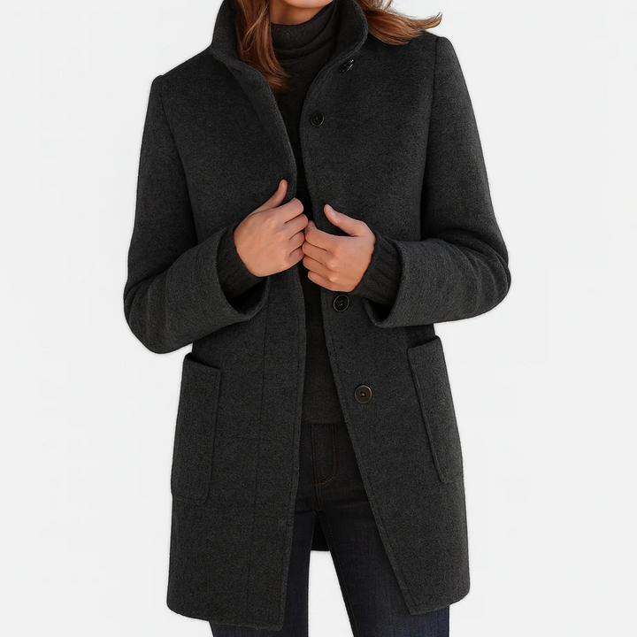 Valentina - Women's Comfortable High Collar Jacket