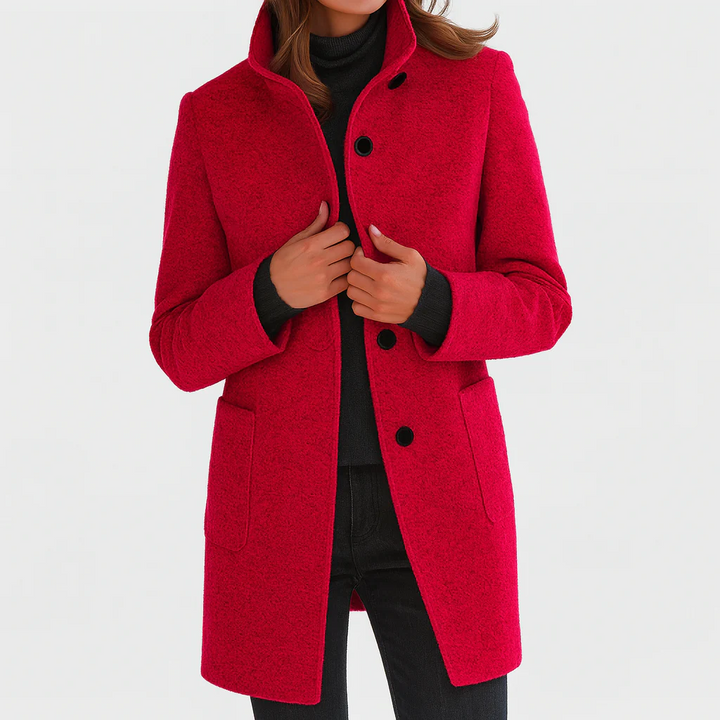 Valentina - Women's Comfortable High Collar Jacket