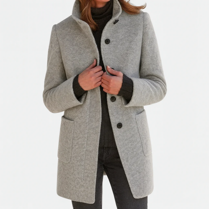 Valentina - Women's Comfortable High Collar Jacket