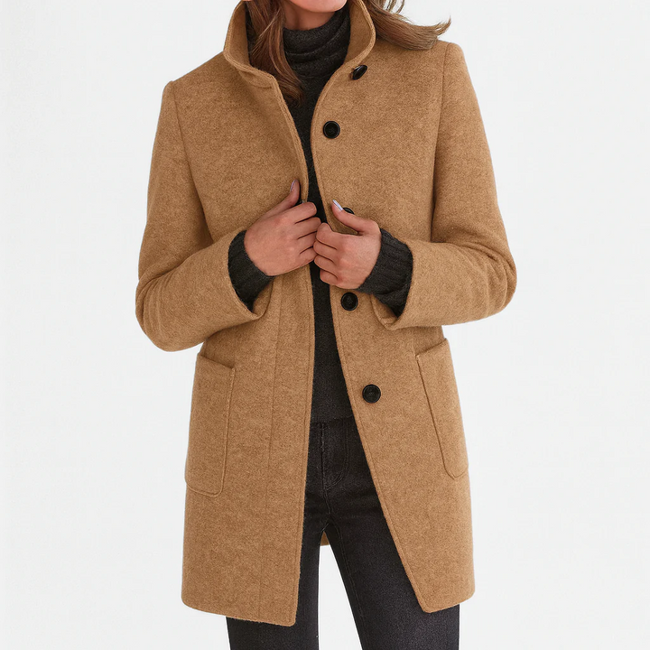Valentina - Women's Comfortable High Collar Jacket