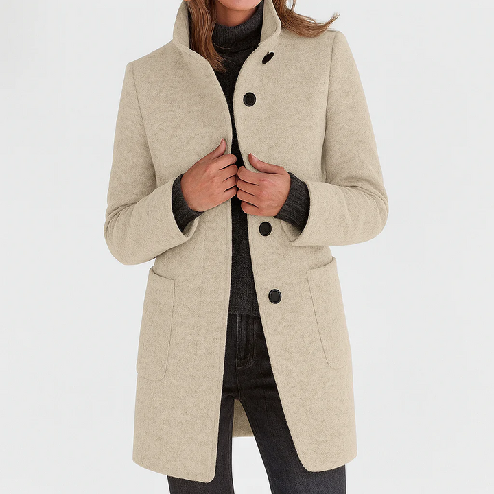 Valentina - Women's Comfortable High Collar Jacket
