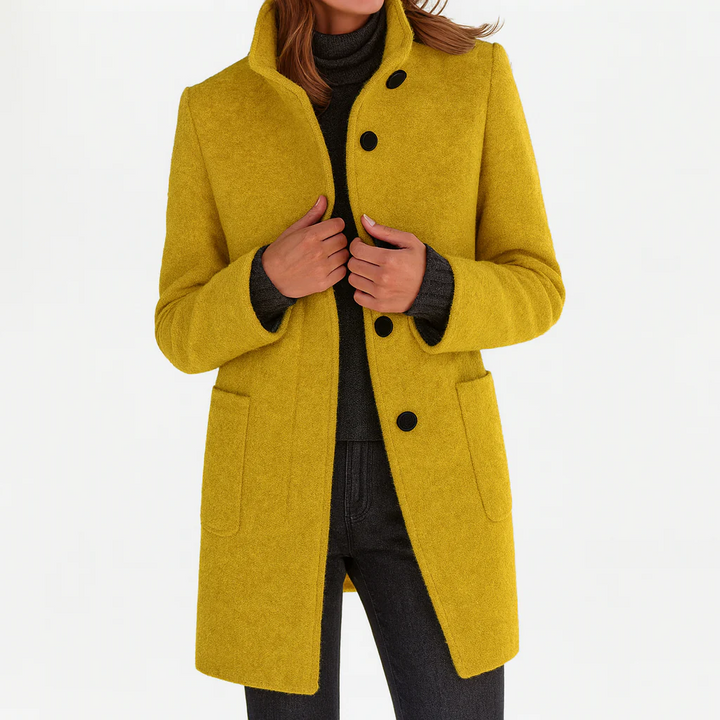 Valentina - Women's Comfortable High Collar Jacket