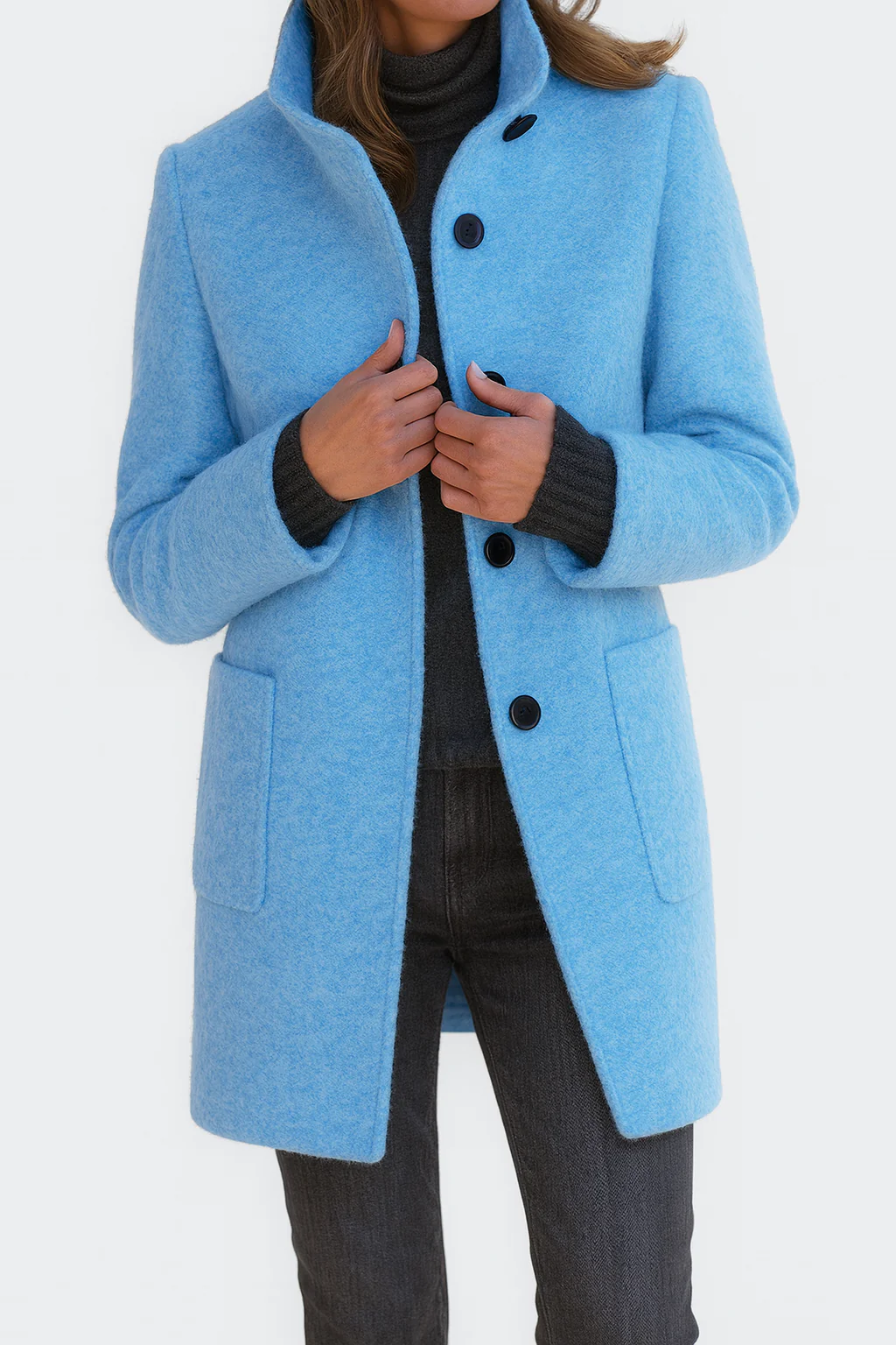 Valentina - Women's Comfortable High Collar Jacket
