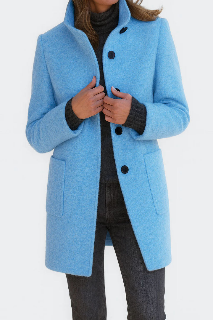 Valentina - Women's Comfortable High Collar Jacket