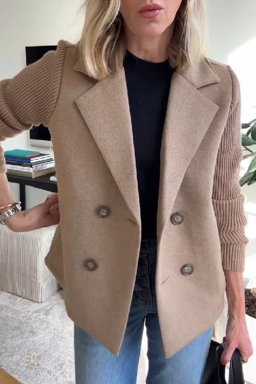 Isley™ Button Sleeves Casual Coat