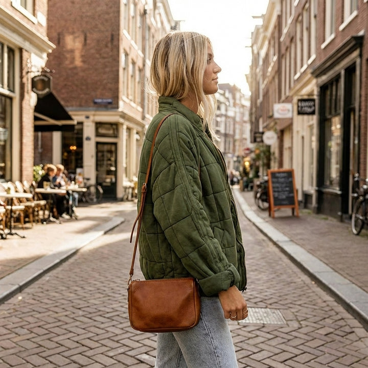 Amy | Quilted jacket with an elegant oversized look