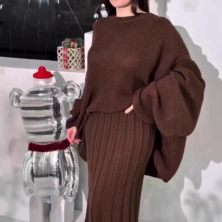Elegant Knit Two-Piece Set