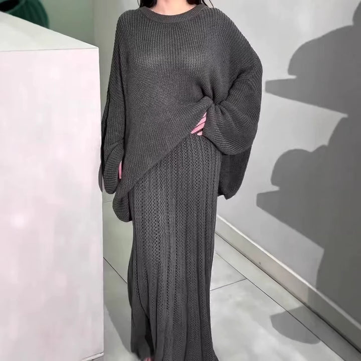 Elegant Knit Two-Piece Set