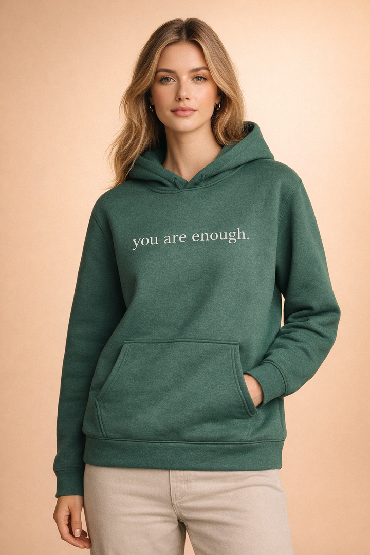 Lena | Oversized hoodie with motivational slogan
