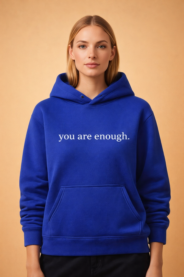 Lena | Oversized hoodie with motivational slogan