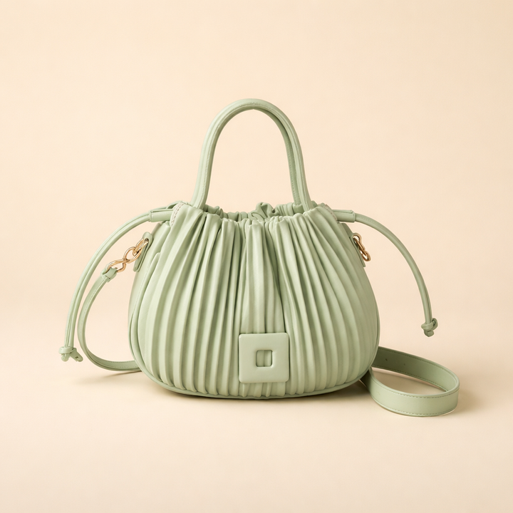 Sienna | Women’s Elegant Pleated Bucket Bag