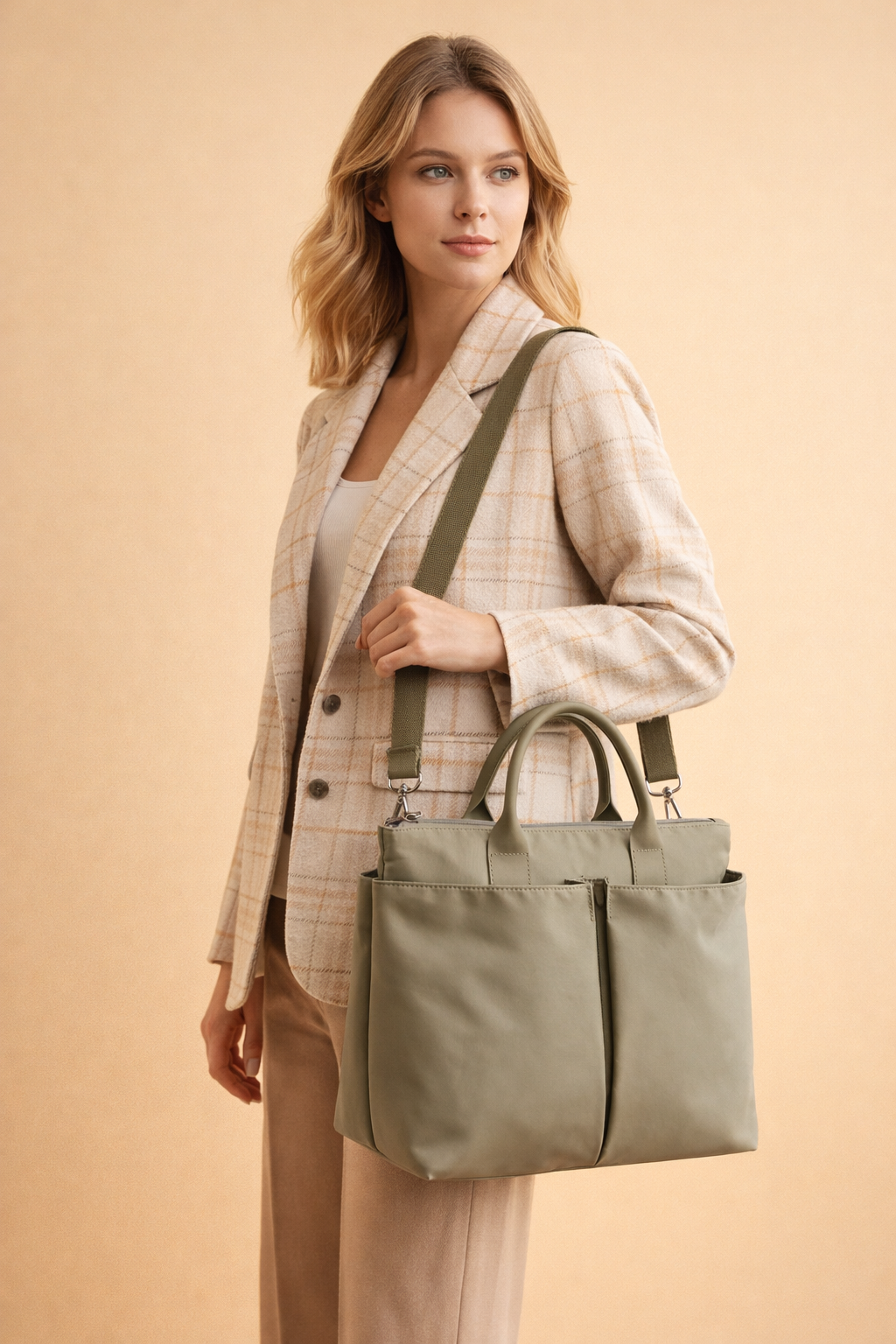 Charlotte | Women’s Structured Office Tote Bag