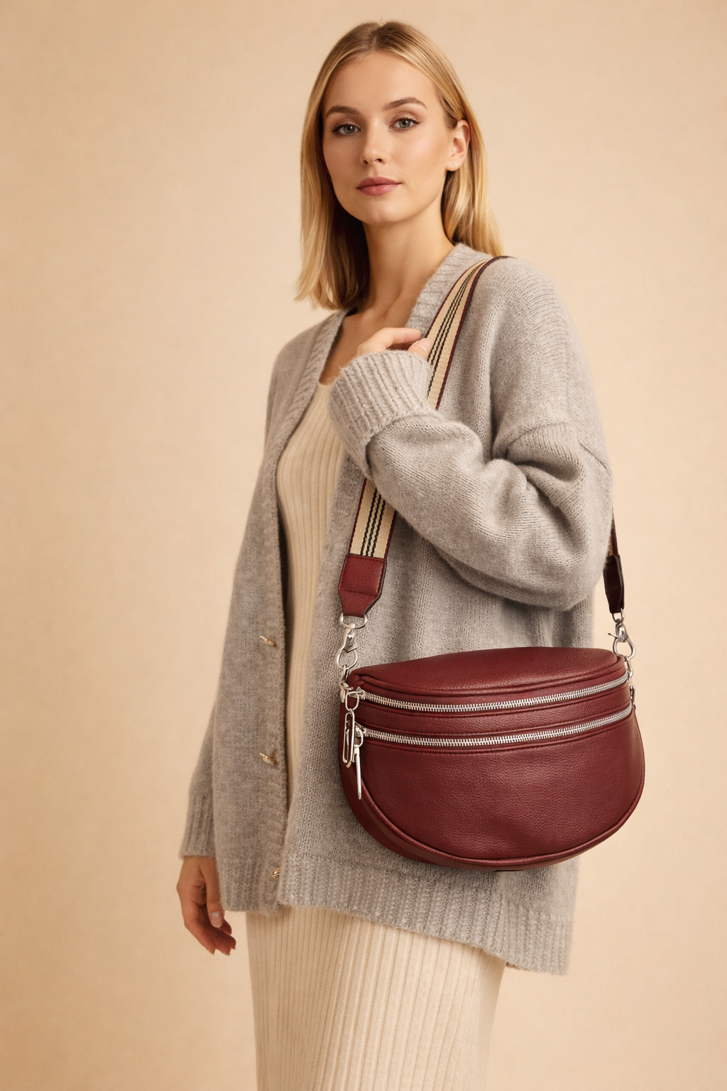 Cherry | Women’s Stylish Everyday Crossbody Bag