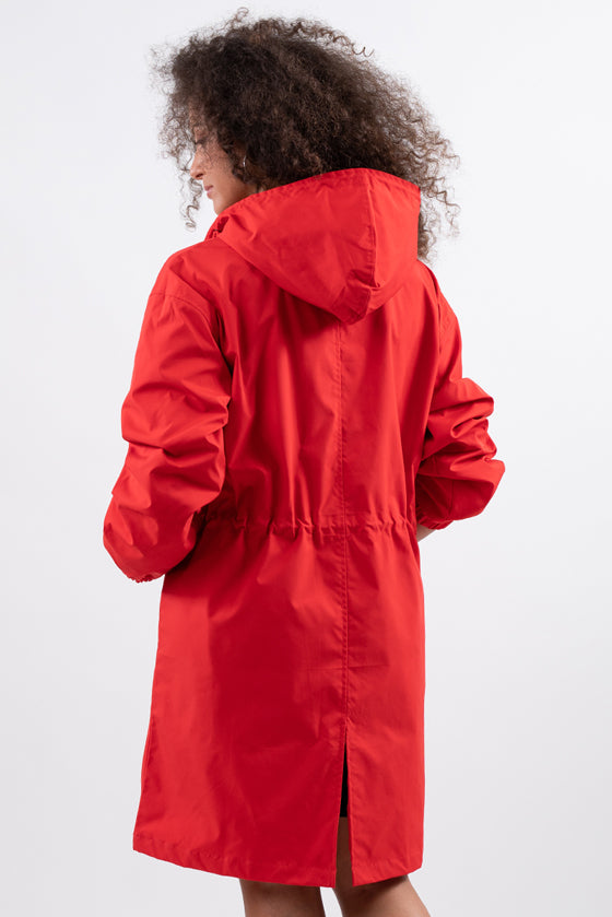 CRIMSON RED WINDBREAKER